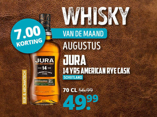 Whisky van de maand augustus - Jura