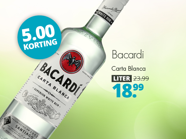 Bacardi Carta Blanca 100 cl