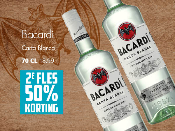 Bacardi Carta Blanca 70 cl