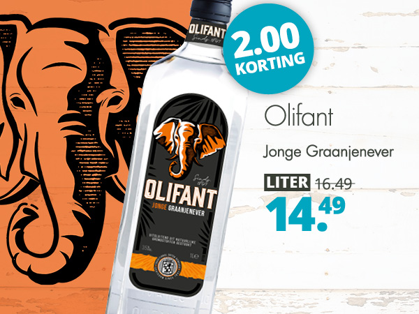 Olifant Jonge graanjenever 100 cl 14.49