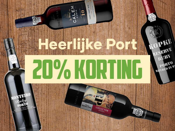 Port 20 % korting