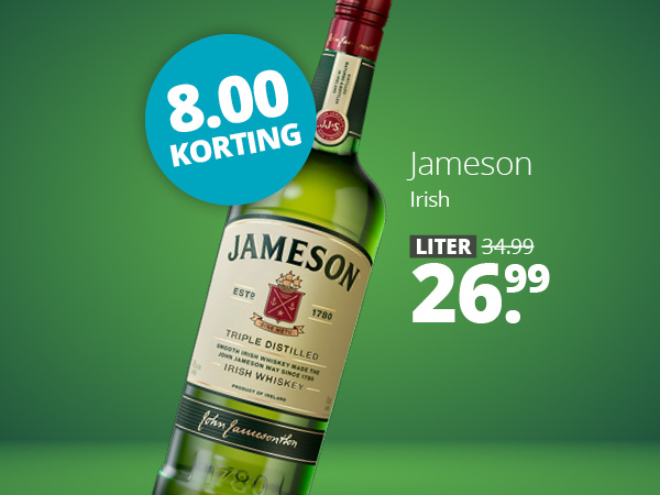 Jameson 8.00 korting