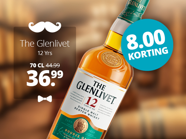 The Glenlivet 8.00 korting