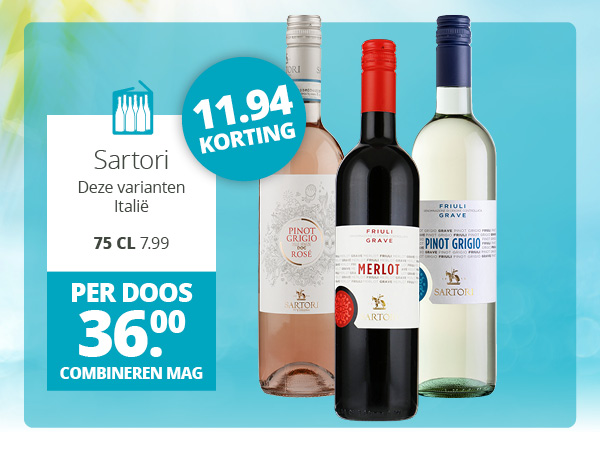 Sartori per doos 36.00