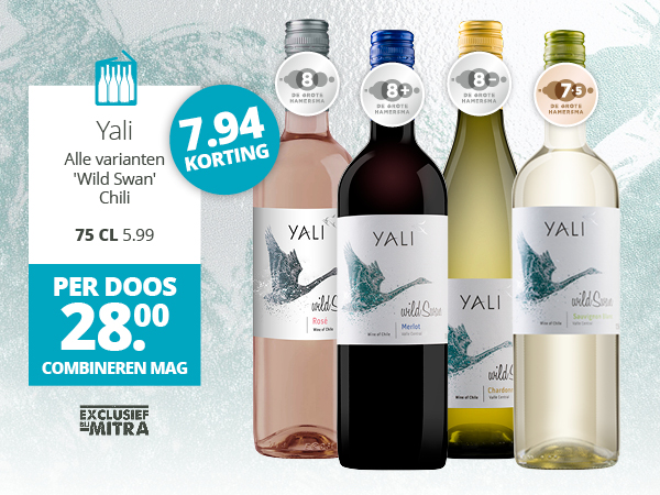 Yali Wild Swan per doos 28.00