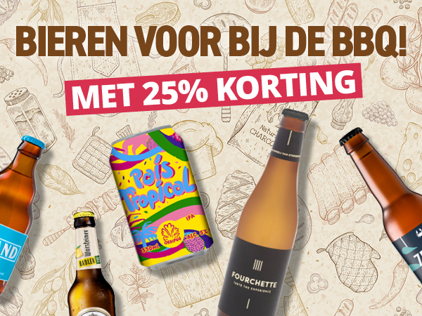 BBQ Bier 25% korting