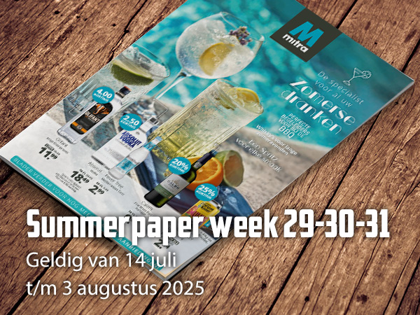 Bekijk onze folder week 29-30-31