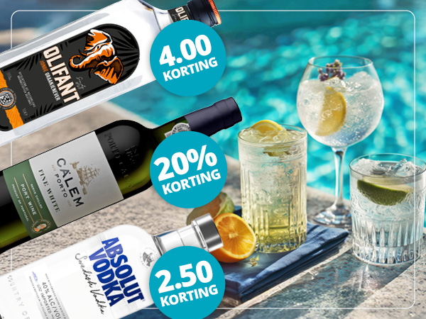 Absolut vodka etc korting
