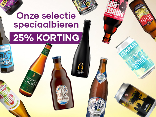 Speciaalbieren 25% korting