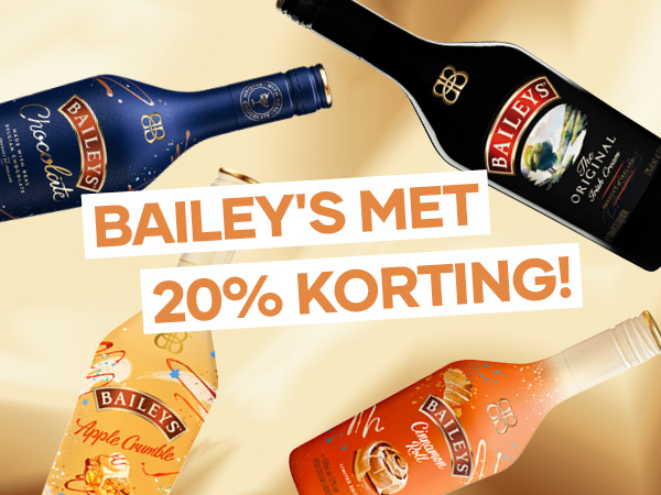 Bailey's met 20% korting