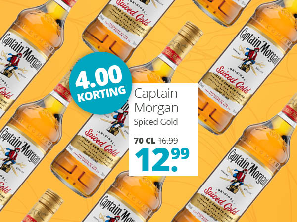 Captain Morgan 4.00 korting