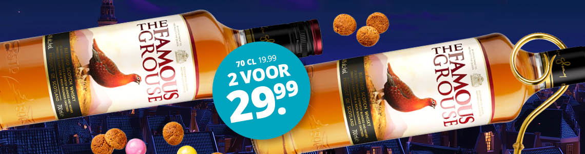 The Famous Grouse 2 voor 29.00