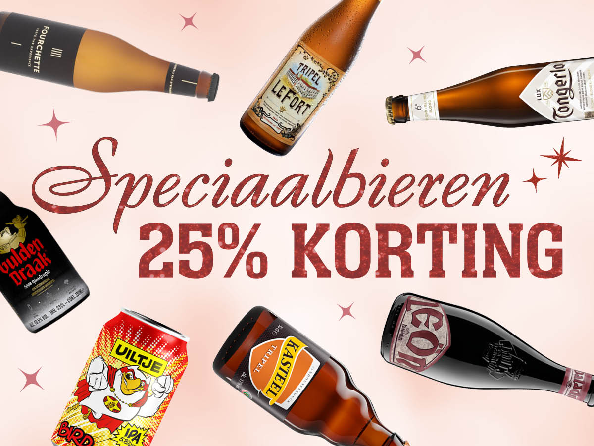 Speciaalbieren 25% korting