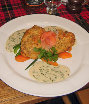 Highland Chicken met gerookte Schotse zalm