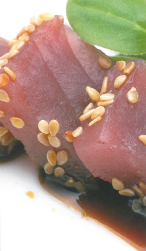 Sashimi van tonijn 