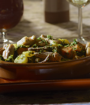 Herfstige stoofpot met boerenkool