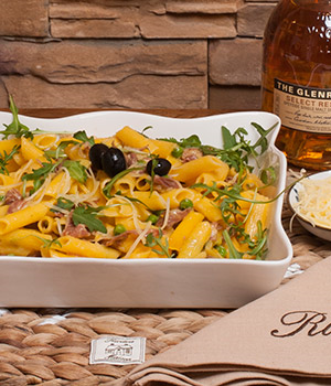 Tagliatelle met Italiaanse prosciutto