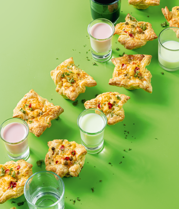 Mini quiches van Mexicaanse groente 