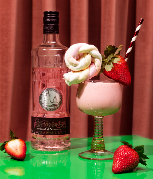 Strawberry Gin Shake