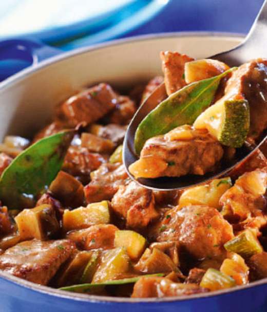 Mediterrane runderstoofpot met courgette