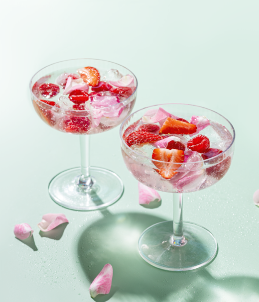 Fruity Gin Tonic Mocktail