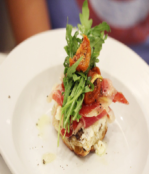 Pata Negra Iberico met crostini en Cragganmore-mosterddressing