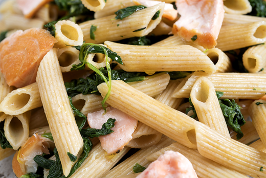 Romige pasta met paddestoelen