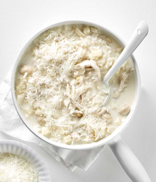 Risotto met knolselderij en kip 