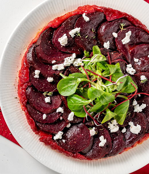 Rode bieten tarte tatin 