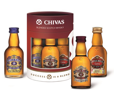Chivas Regal Mini Set | Mitra Drankenspeciaalzaken