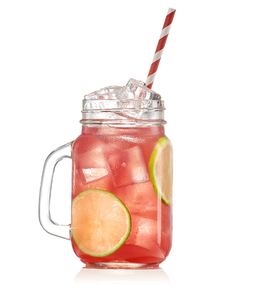Strawberry Lemon Gin Fizz