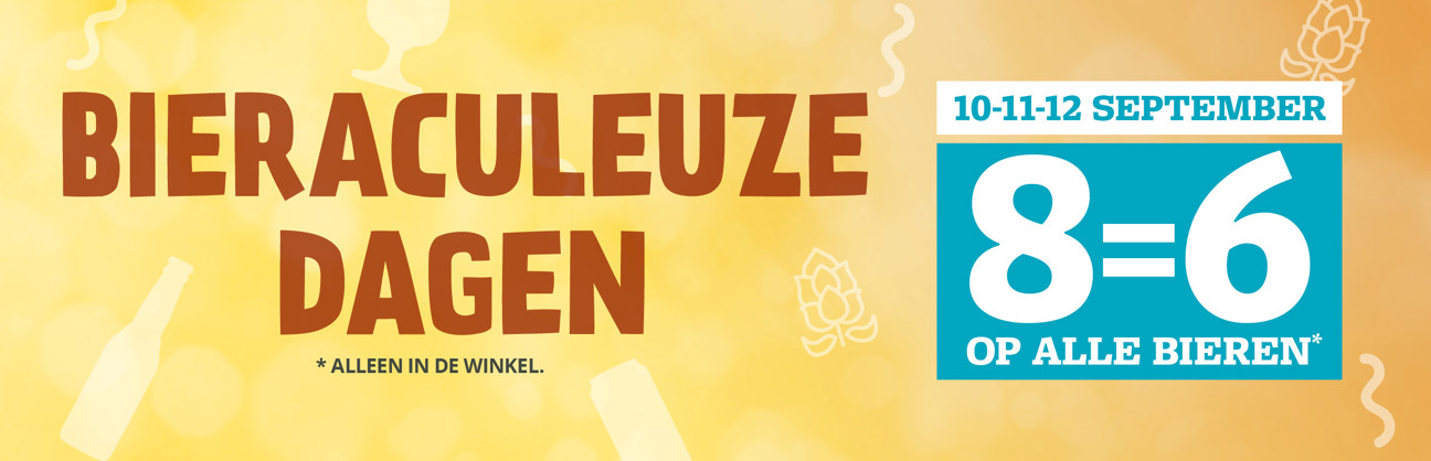 Bieraculeuze Dagen wk37-38