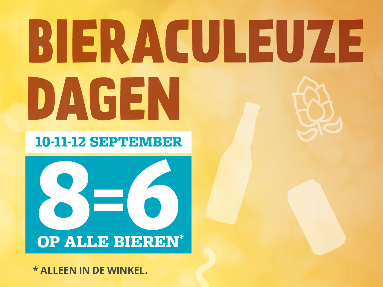 Bieraculeuze Dagen wk37-38
