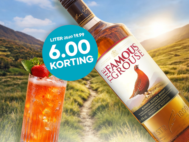 Famous Grouse 6.00 korting