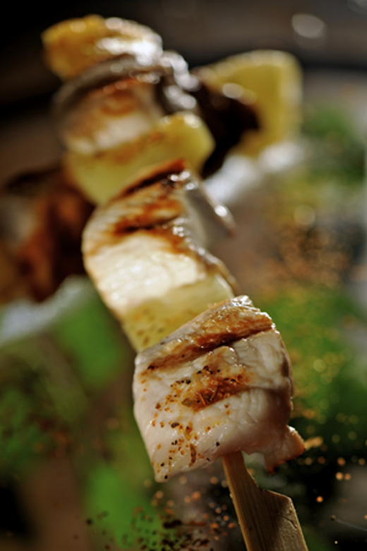 Kipfilet met ananas en cajunkruiden