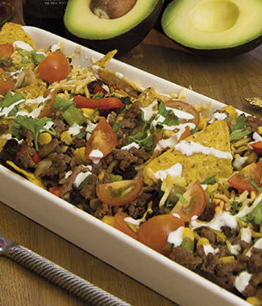 Mexicaanse ovenschotel met taco’s