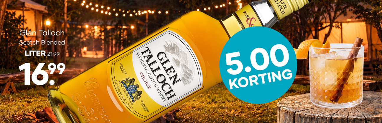 Glen Talloch met 5.00 korting wk 41-42