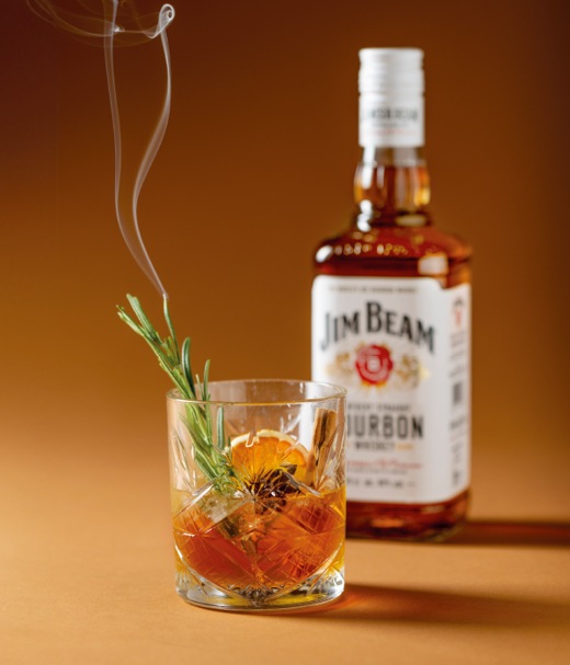 Smokey spiced Jim Beam