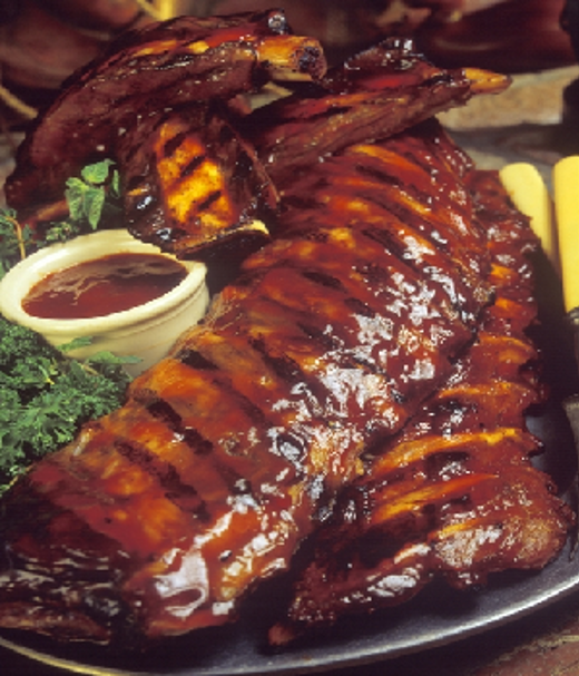 Spareribs met 'East Side' barbecuesaus (BBQ)