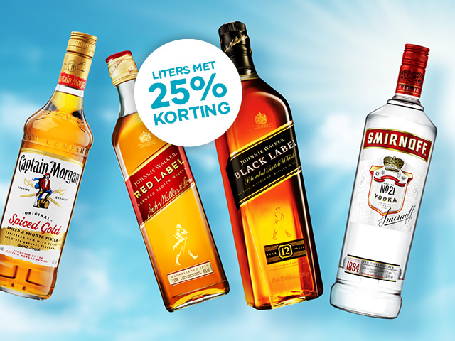 Liters met korting