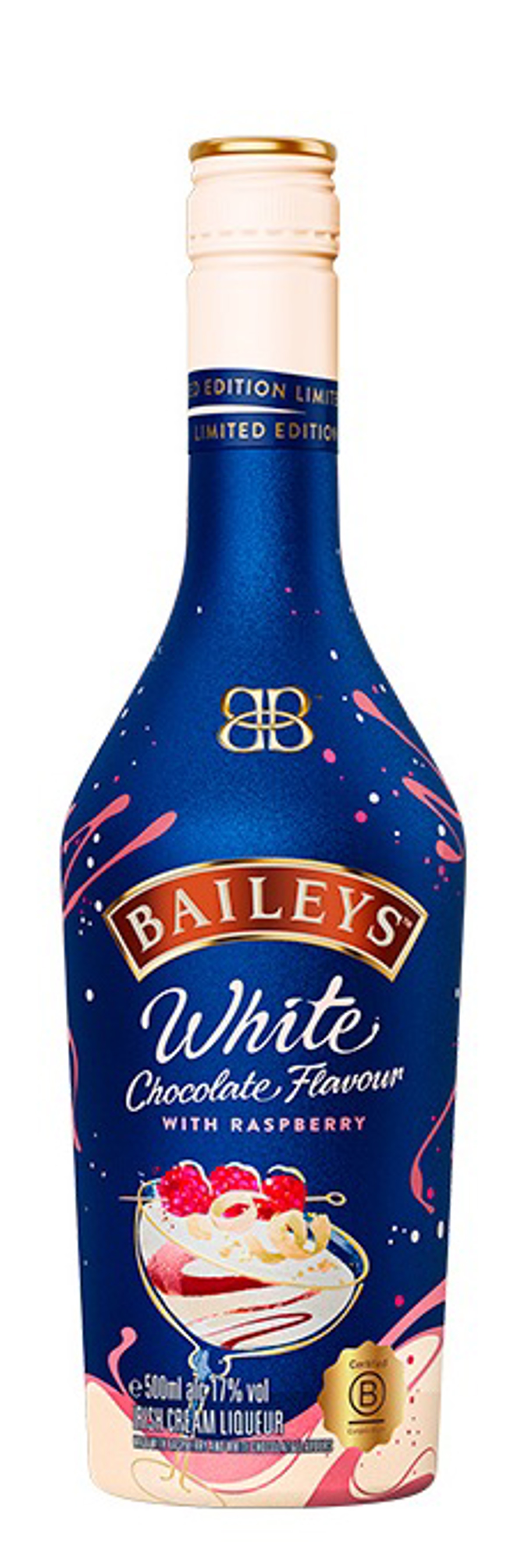 Baileys White Chocolate Raspberry | Mitra Drankenspeciaalzaken