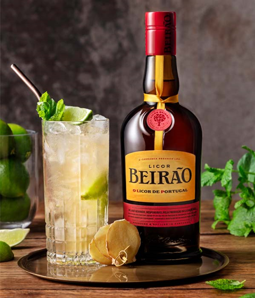 Licor Beirão & Ginger Ale