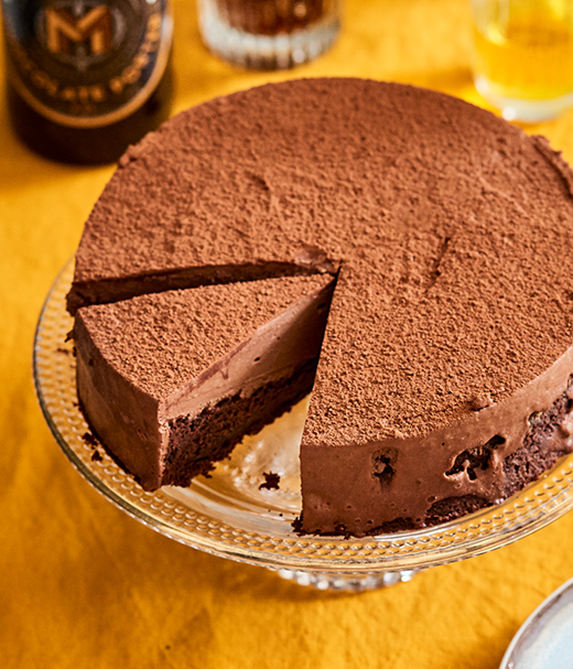 Dubbel chocoladetaartje 