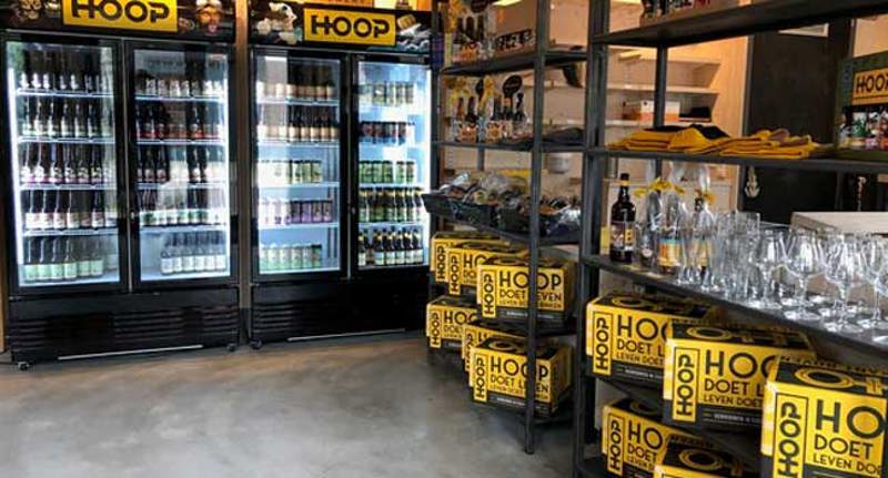 Gratis HOOP bier (stapel) glas