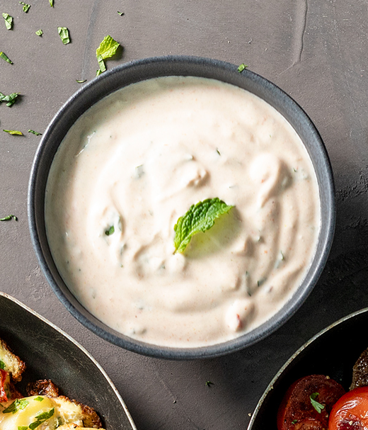 Yoghurtdipsaus met munt Gourmet